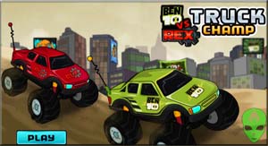 Jogo Ben 10 vs Rex Truck Champ